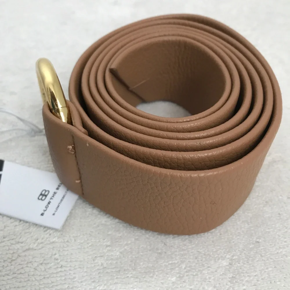 B LOW THE BELT BROWN D RING ADJUSTABLE WOMENS ONE SIZE